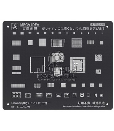 شابلون کیانلی مگا آیدیا آیفون QIANLI MEGA-IDEA IPHONE 8-8PLUS-X