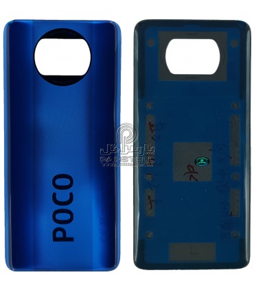 درب پشت شیائومی XIAOMI POCO X3, X3PRO رنگ آبی