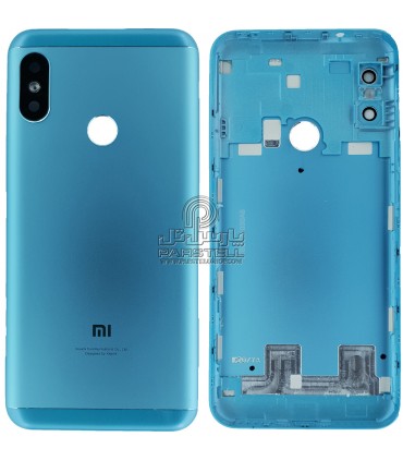درب پشت شیائومی XIAOMI MI A2 LITE(REDMI 6 PRO)  رنگ آبی