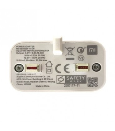 دوشاخه شارژر شیائومی فابریک XIAOMI MDY-11-EN 22.5W