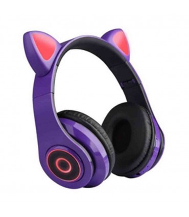 هدفون بلوتوثی گربه ای مدل Cat Ear B39