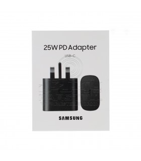 شارژر سه شاخه فابریک سامسونگ 25 وات - بدون کابل