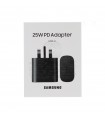 شارژر سه شاخه فابریک سامسونگ 25 وات - بدون کابل