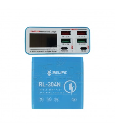 مولتی شارژر 6 پورت فست ریلایف RL-304N