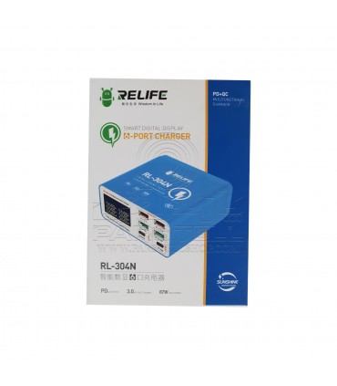 مولتی شارژر 6 پورت فست ریلایف RL-304N