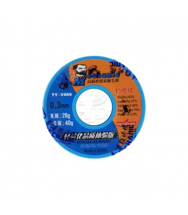سیم قلع بزرگ مکانیک MECHANIC TY-V866 0.3MM
