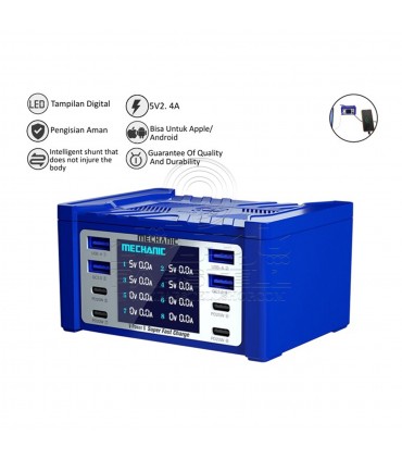 مولتی شارژر 8 پورت مکانیک MECHANIC V-POWER 8S