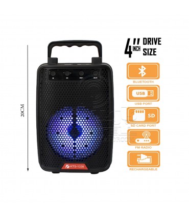 اسپیکر شارژی قابل حمل مدل KTS - 1338
