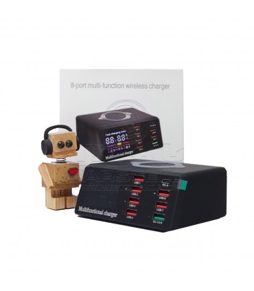 مولتی شارژر و تستر شارژ 8 پورت یاکسون YAXUN - X9