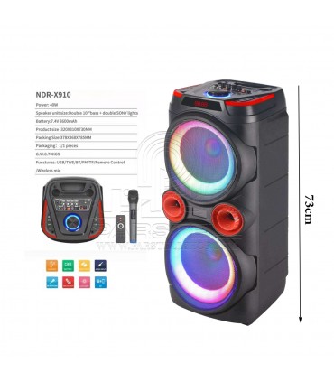 اسپیکر شارژی قابل حمل مدل NDR - X910
