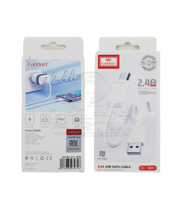 کابل شارژ اندرویدی برند Earldom مدل EC-180M
