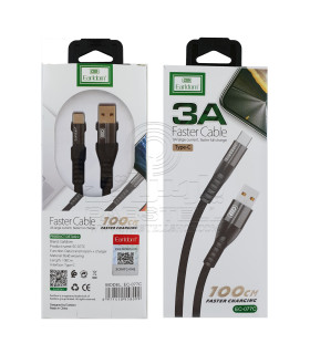 کابل شارژ تایپ سی به USB برند Earldom مدل EC-077C