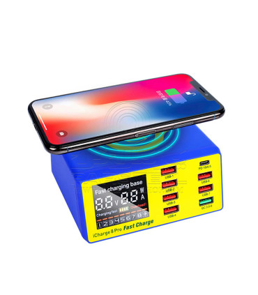 مولتی شارژر 8 پورت مکانیک MECHANIC ICHARGE 8 PRO