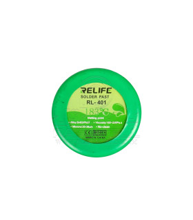 خمیر قلع ریلایف RELIFE RL-401 دمای ذوب 183
