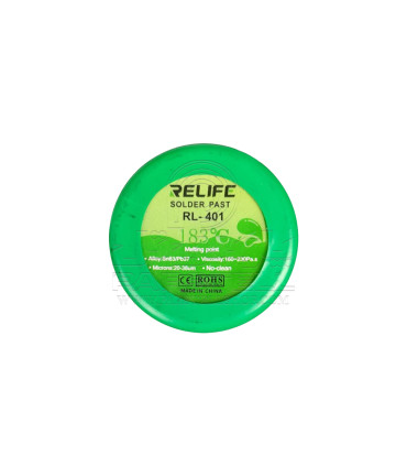 خمیر قلع ریلایف RELIFE RL-401 دمای ذوب 183