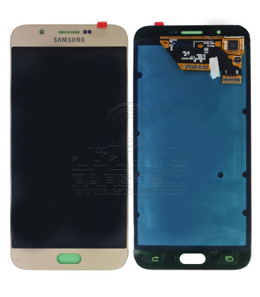 ال سی دی چنج گلس سامسونگ گلکسی A800 - GALAXY A8 رنگ طلایی