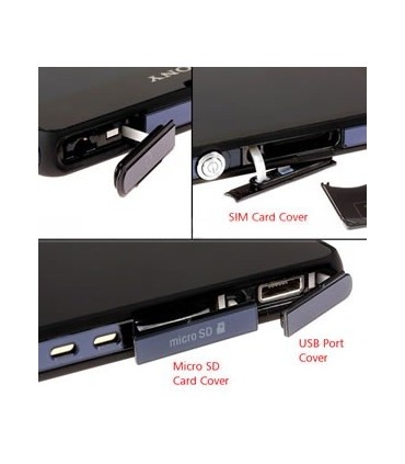 درپوش شارژ - سیم کارت - مموری - هندزفری سونی اکسپریا Z
