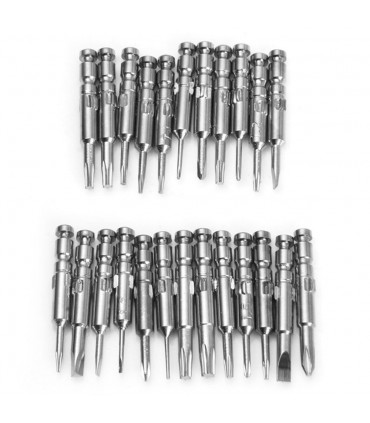 پیچ گوشتی چند کاره XW-6025 همراه با کیف و 25 مدل سر مختلف