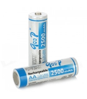 باطری قابل شارژ 2500میلی آمپر AA