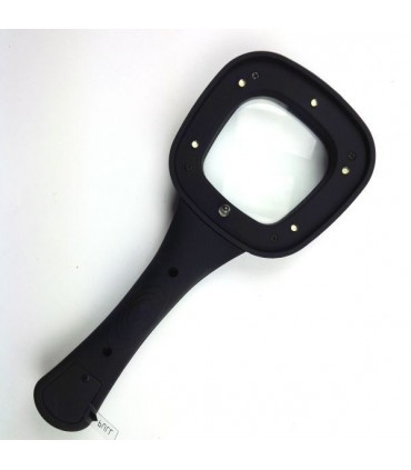 ذره بین بزرگ چراغ دار