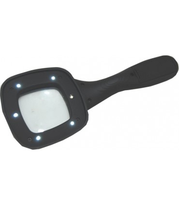 ذره بین بزرگ چراغ دار