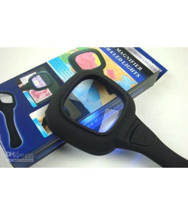 ذره بین بزرگ چراغ دار