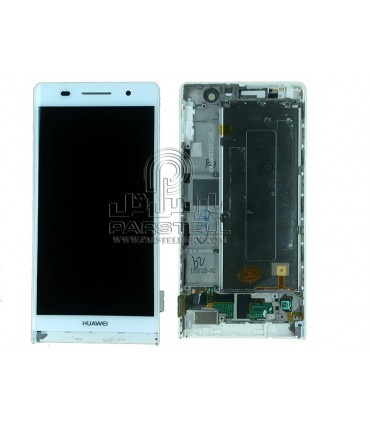 تاچ و ال سی دی بافرم سفید هواوی HUAWEI P6