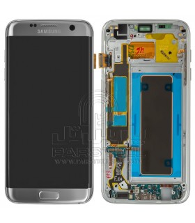 تاچ و ال سی دی سامسونگ گلکسی SAMSUNG GALAXY S7 EDGE-نقره ای