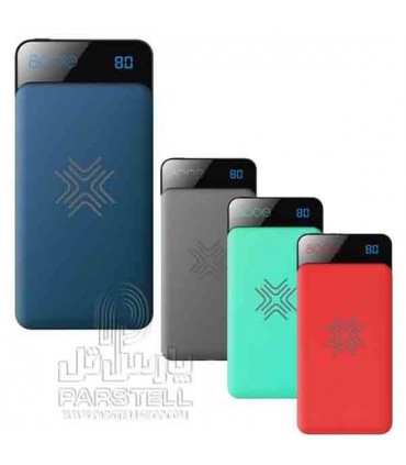 پاور بانک بی سیم 8000 میلی آمپر مدل راک اسپیس P39