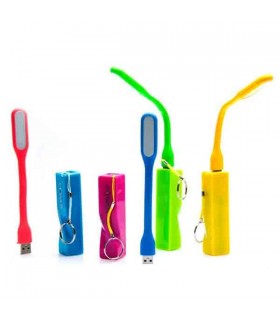 پاور بانک 2600mAh طرح جدید A5 + یک چراغ LED