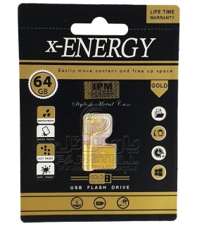 فلش مموری ایکس انرژی X-ENERGY 64GB مدل GOLD