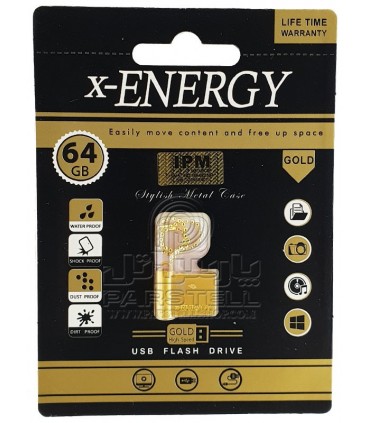 فلش مموری ایکس انرژی X-ENERGY 64GB مدل GOLD
