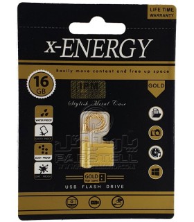 فلش مموری  ایکس-انرژی X-ENERGY 16GB مدل Gold
